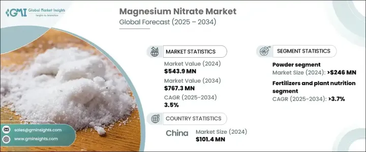 硝酸镁市场 - IMG1