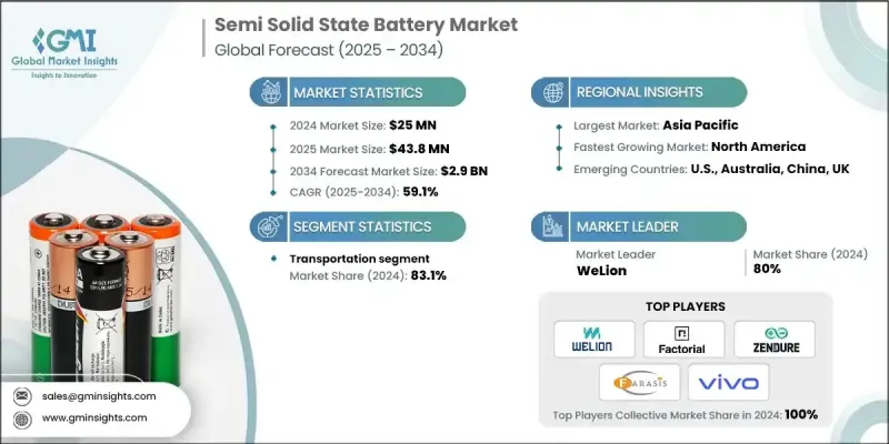 半固态电池市场 - IMG1