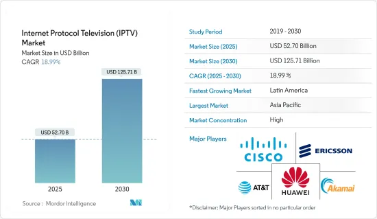 网际网路协定电视 (IPTV)-市场-IMG1