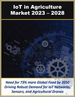农业的IoT市场:各技术，各自动化(机器人，无人机，智慧设备)，各感测器类型，各硬体设备，各类软体，各解决方案(2023年～2028年)